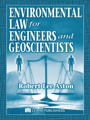 cover image of Environmental Law for Engineers and Geoscientists